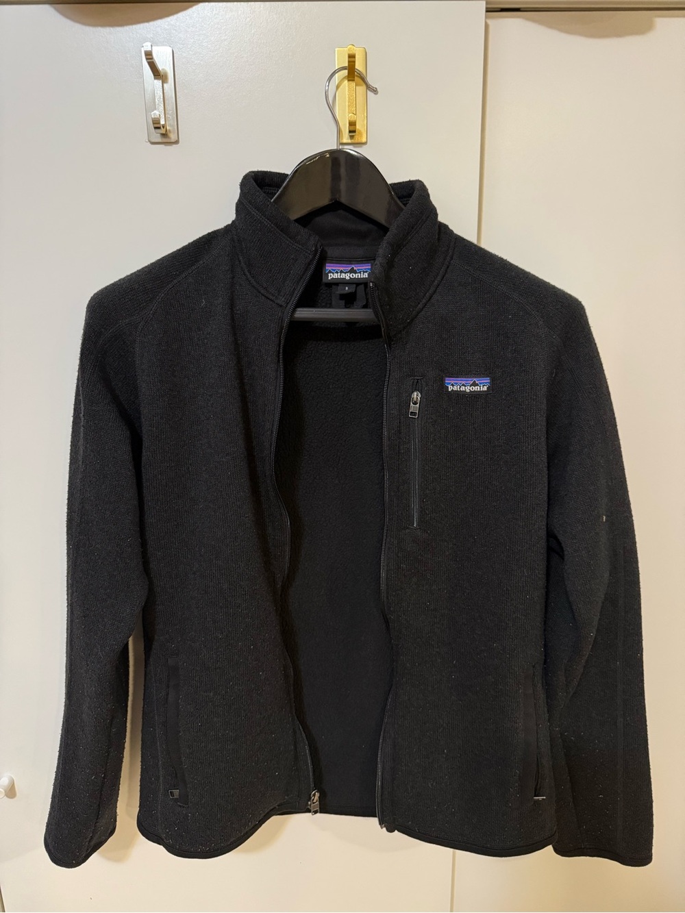 Patagonia Black Men's Lightweight Full-Zip Fleece Jacket